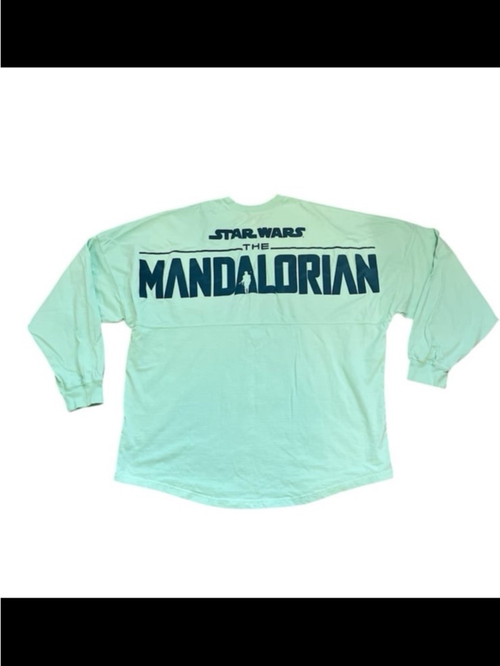 Disney Star Wars The Mandalorian Grogu Baby Yoda Spirit Jersey XL Mint Green